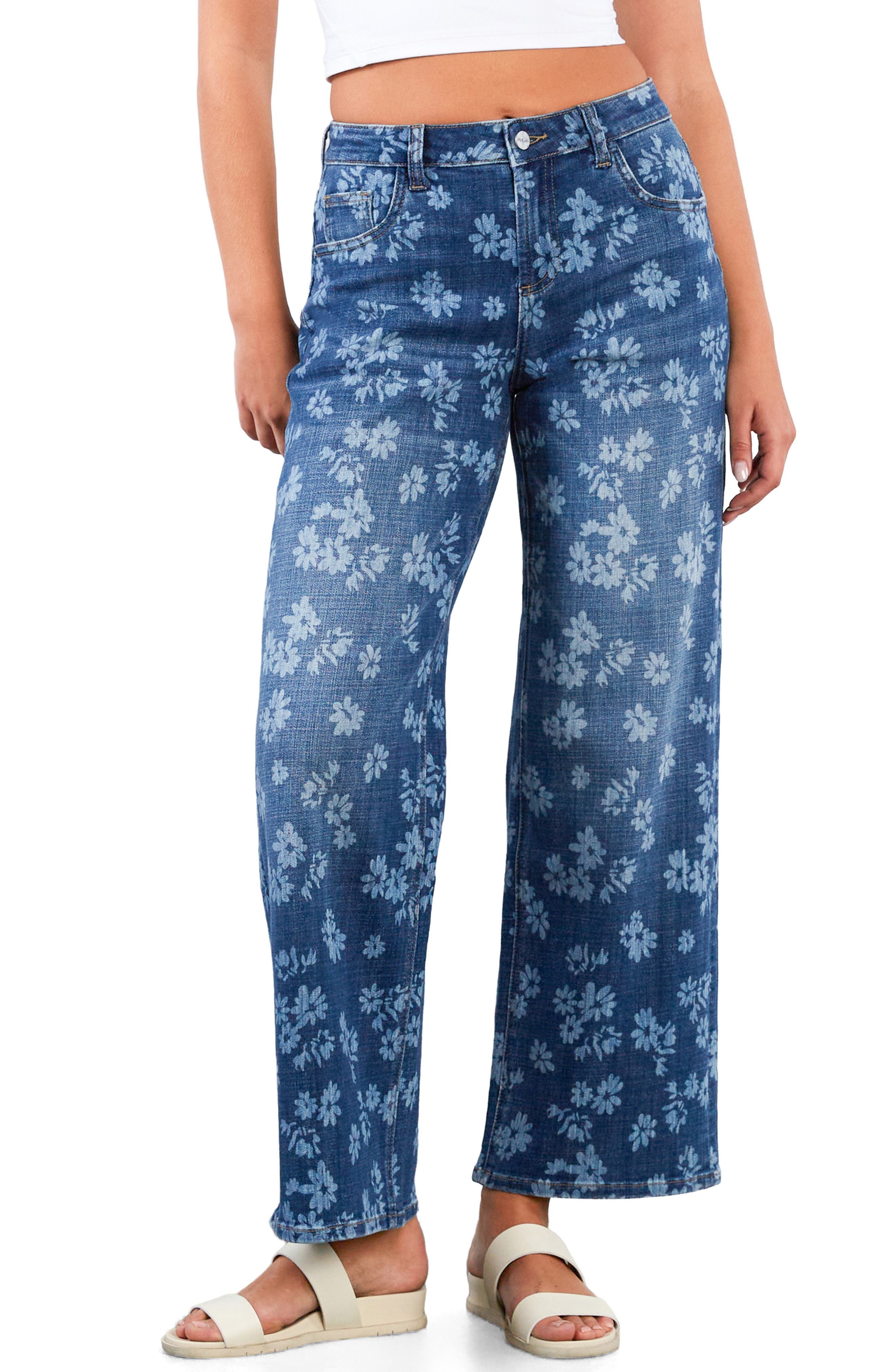 FLORAL DENIM