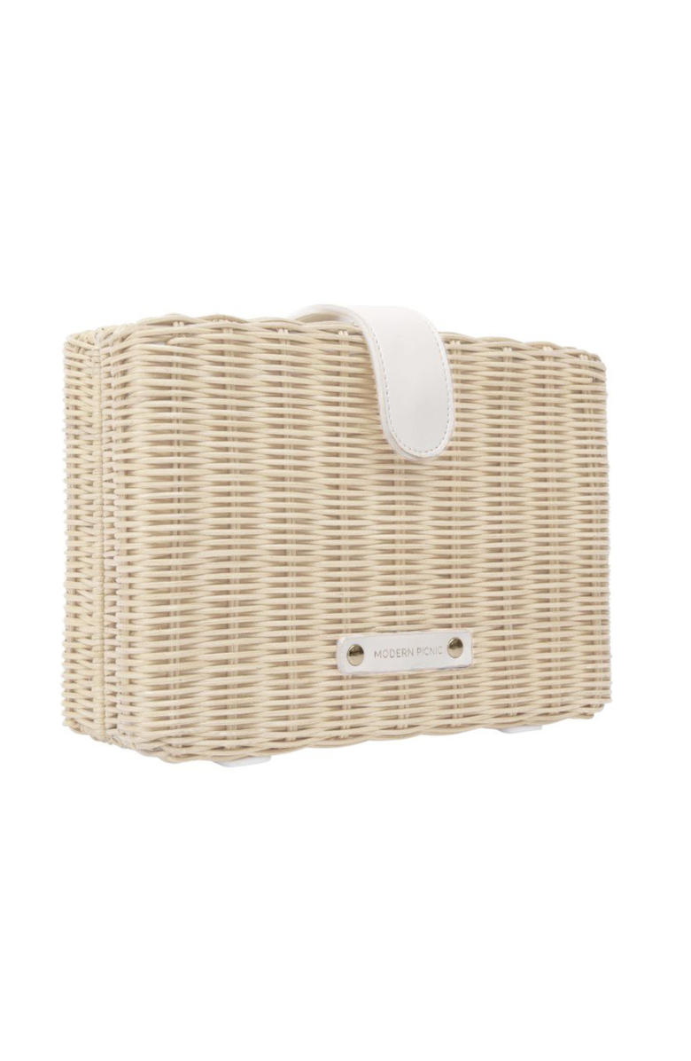 Modern Picnic THE SNACKER, Alternate, color, White Wicker
