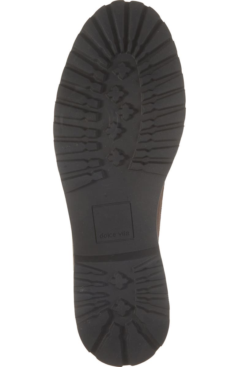 Dolce Vita Merek Platform Penny Loafer, Alternate, color, Dark Brown Suede