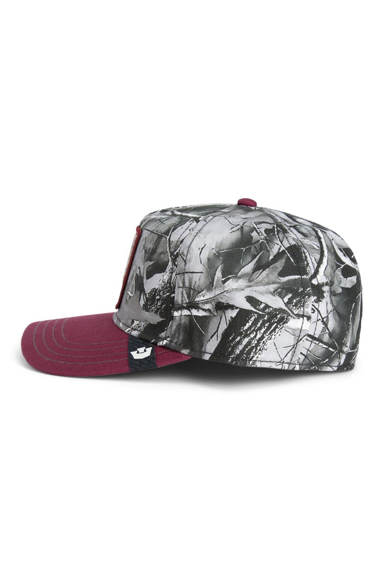 Tuff Camo Embroidered Patch Baseball Cap, Alternate, color, CAMOUFLAGE / DESIRE