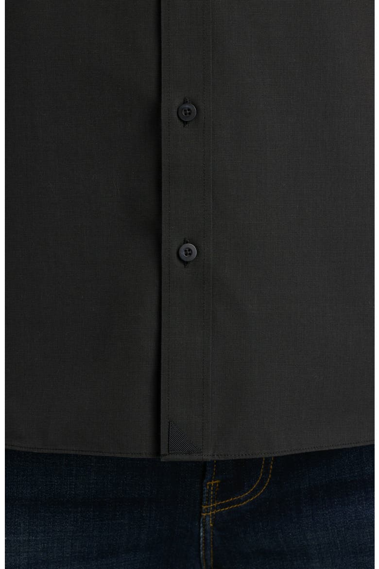 Big & Tall Blackstone Sport Shirt, Alternate, color, BLACK
