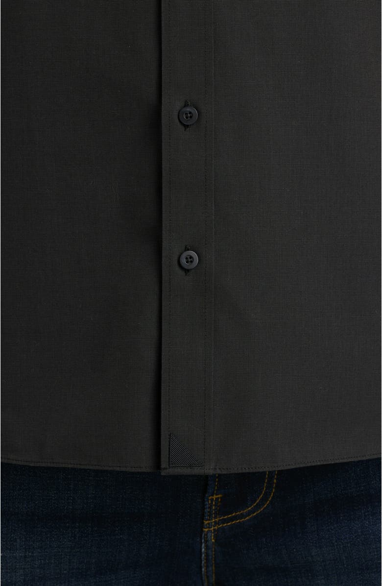 Untuckit Fit by Dxl Big & Tall Blackstone Sport Shirt, Alternate, color, Black