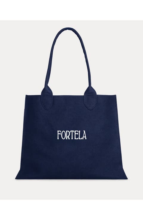 Rookbag Cotton Logo Handbag