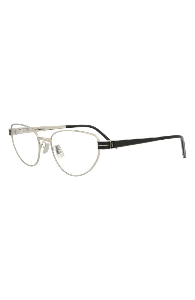 Saint Laurent 55mm Oval Optical Frames, Alternate, color, 