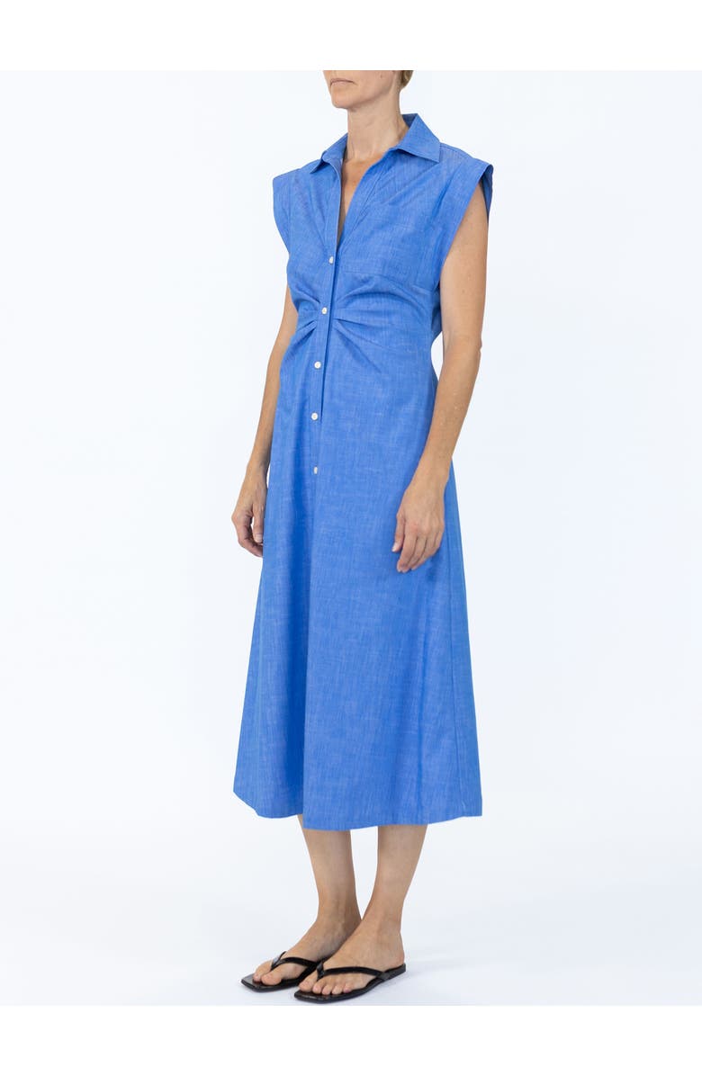 Callas Milano Miami Sleeveless shirtdress Dune, Alternate, color, Bright Indigo