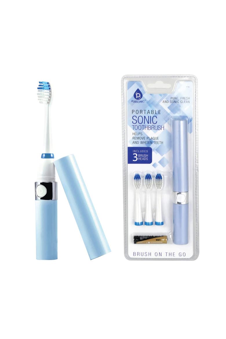 Portable Electric Toothbrush, Alternate, color, BLUE
