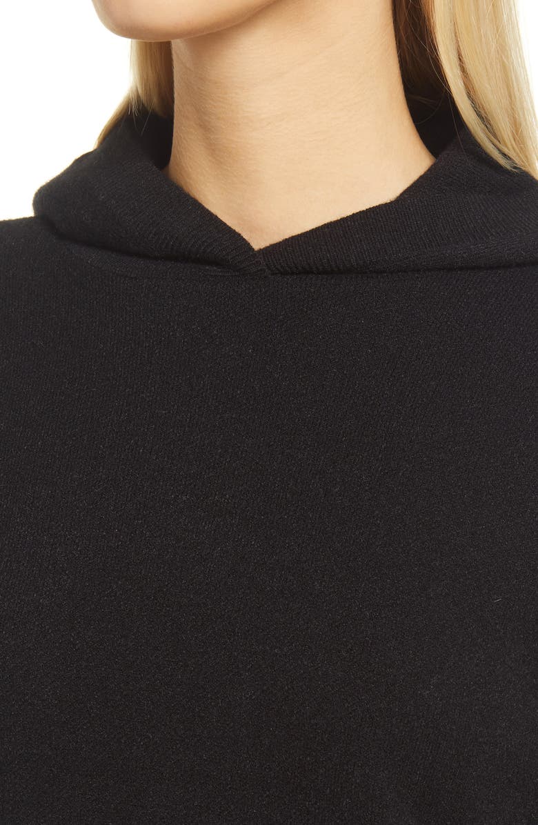 Caslon<sup>®</sup> Ribbed Sweater Hoodie, Alternate, color, 