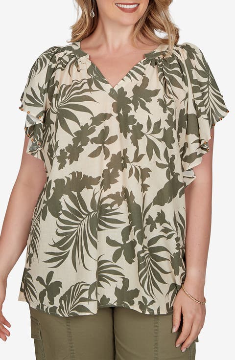 Novelty Airy Cotton Gauze Top