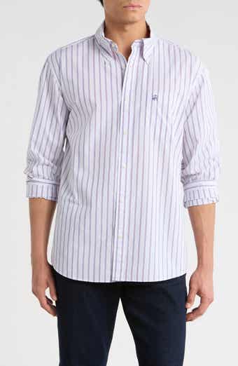 Sport Fit Stripe Cotton Button-Down Shirt
