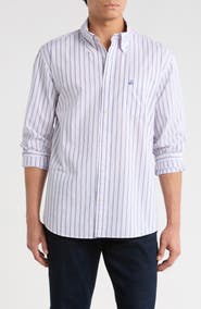 Brooks Brothers Sport Fit Stripe Cotton Button-Down Shirt