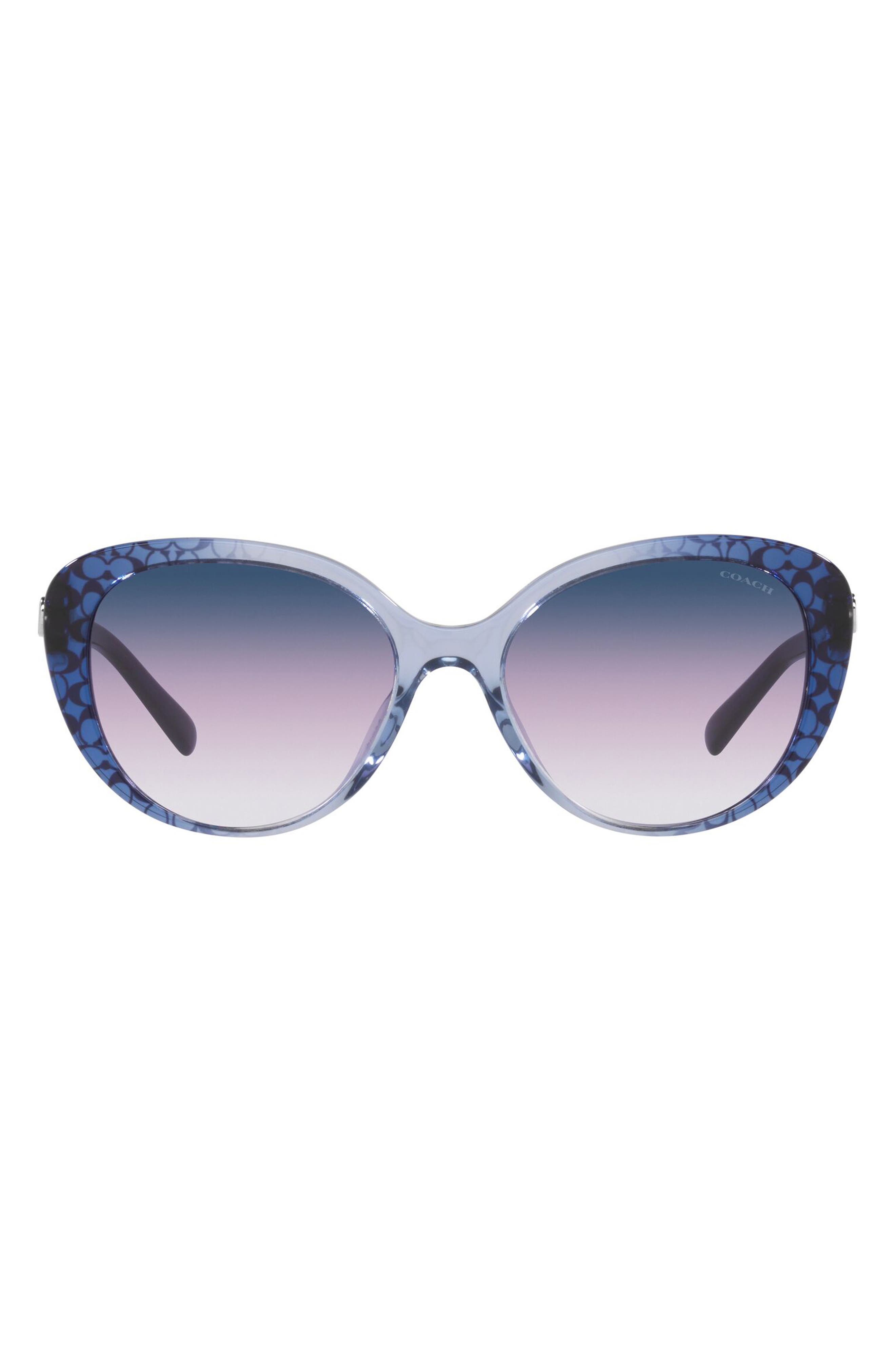 COACH 56mm Gradient Cat Eye Sunglasses