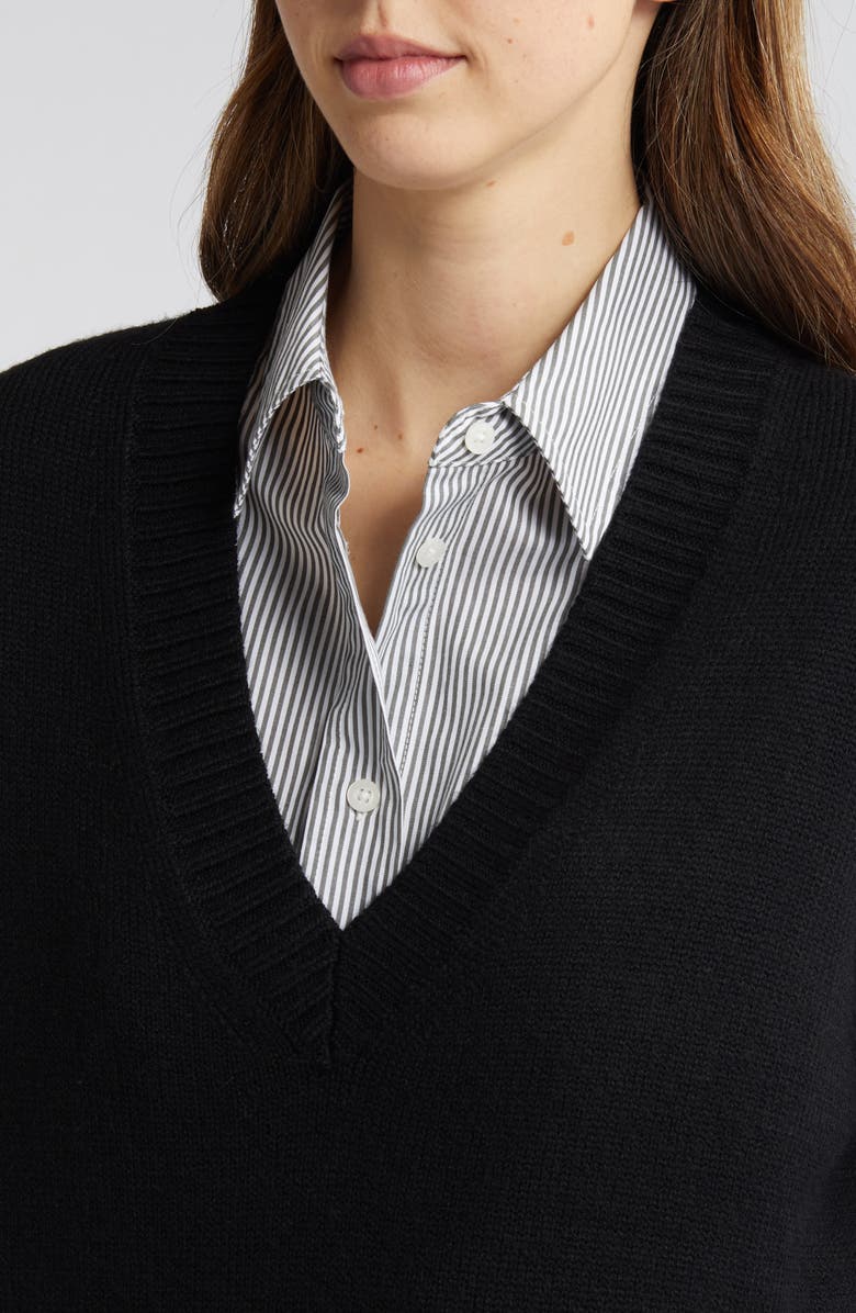 Nordstrom Oversize Sweater Vest, Alternate, color,