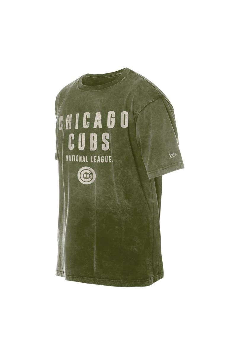 New Era Men's New Era Olive Chicago Cubs 2026 Armed Forces Day T-Shirt, Alternate, color, Olive