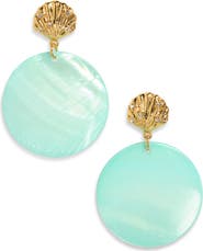 FRASIER STERLING Oahu Shell Drop Earrings