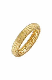 14K Yellow Gold Pebble Band Ring
