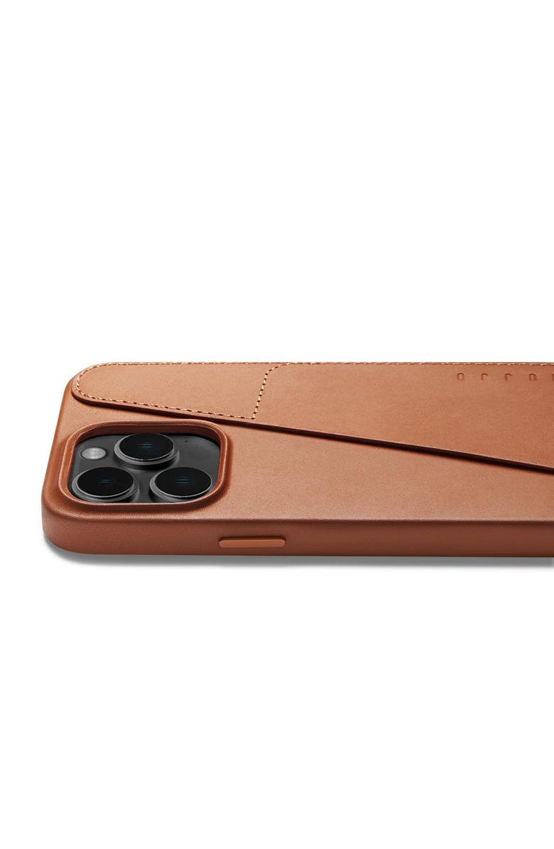 MUJJO Full Leather Wallet Case for iPhone 14 Pro Max, Alternate, color, Light Tan