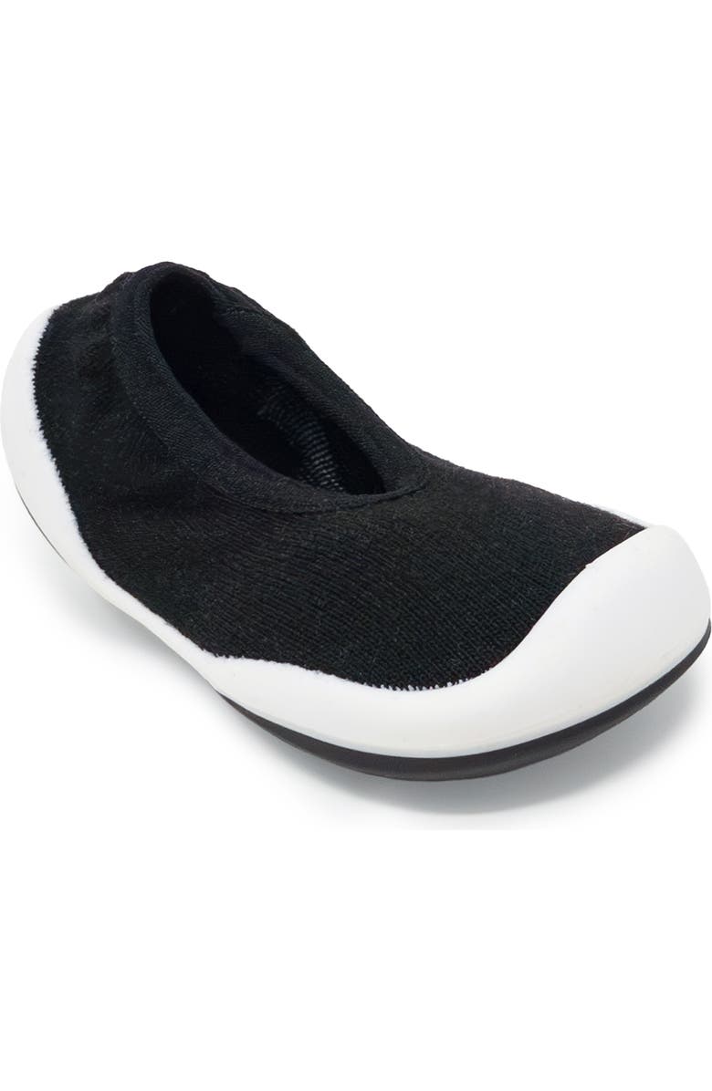 Komuello Toddler Sock Shoes Flat - Pastel Pink, Alternate, color, Onyx