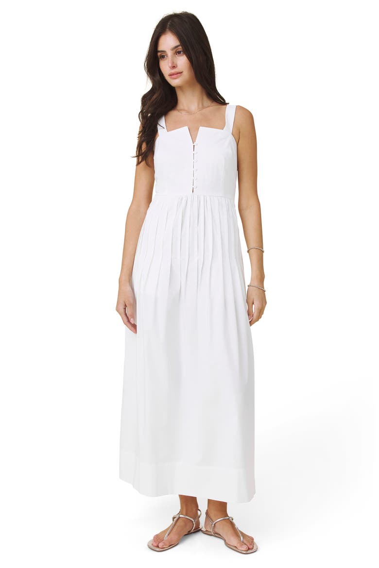 Maggie Sleeveless Maxi Dress, Alternate, color, WHITE