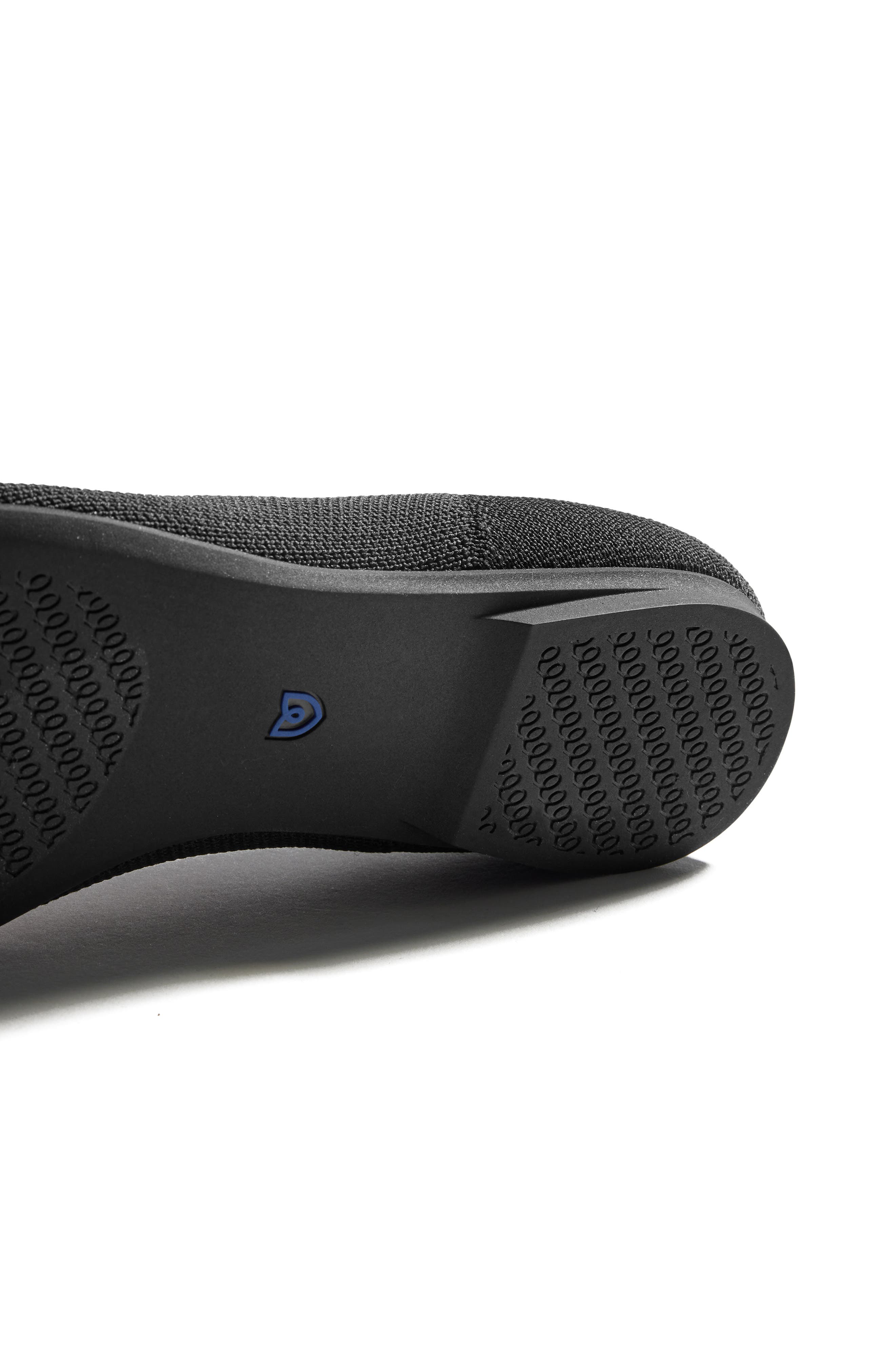 Rothy's The Point II Flat, Alternate, color, Black