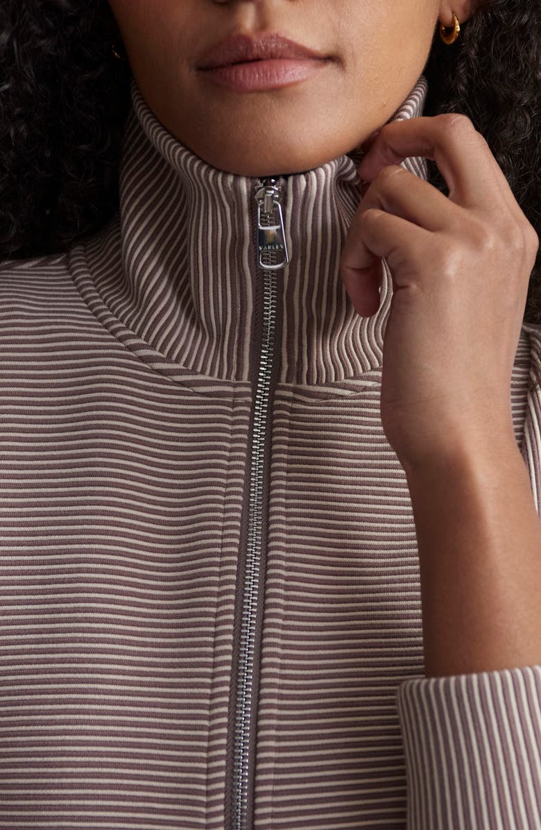 Varley Gibbs Ottoman Rib Crop Zip Jacket, Alternate, color, 