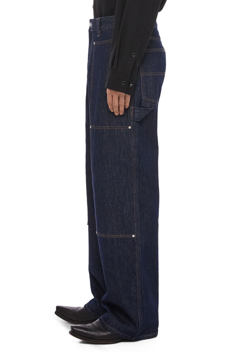 Carpenter Relaxed Fit Straight Leg Jeans, Alternate, color, RINSED INDIGO
