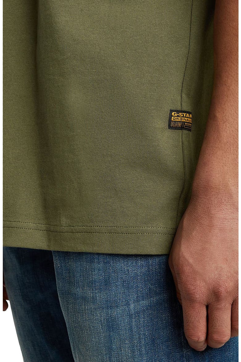 Felt Logo Organic Cotton Graphic T-Shirt, Alternate, color, SHADOW OLIVE