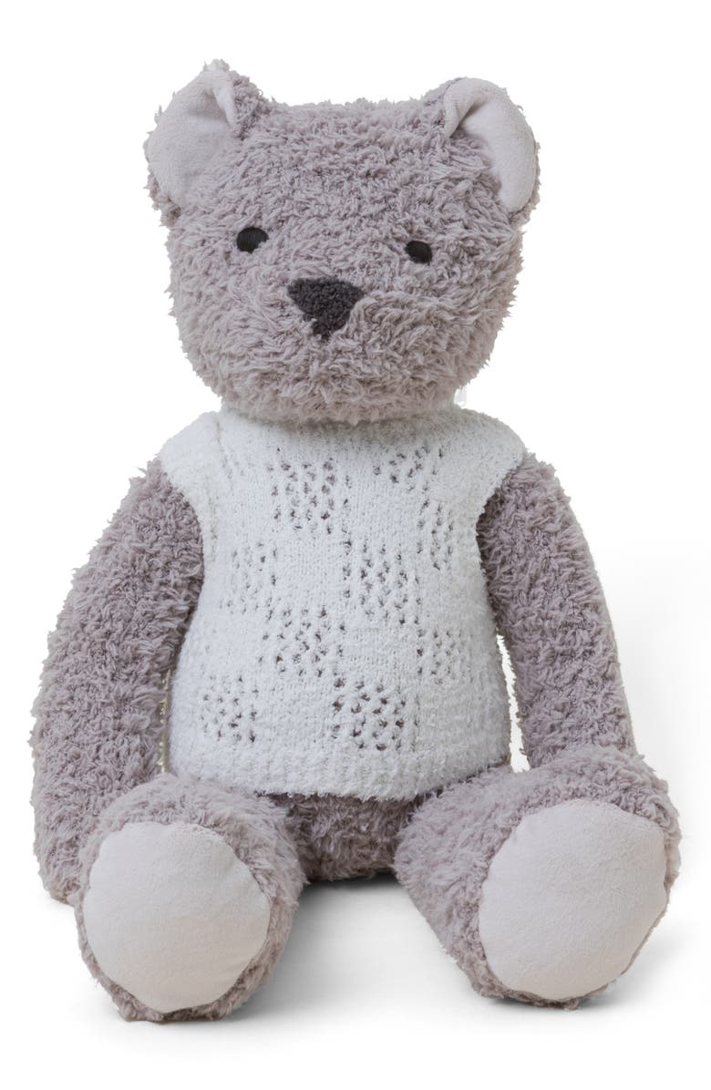 Barefoot Dreams<sup>®</sup> CozyChic<sup>®</sup> Bear Buddie Stuffed Animal, Main, color, Taupe-Cream