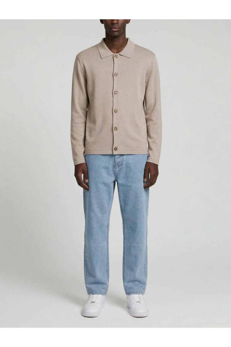 Milano Knit Button Front Cardigan, Alternate, color, Sand