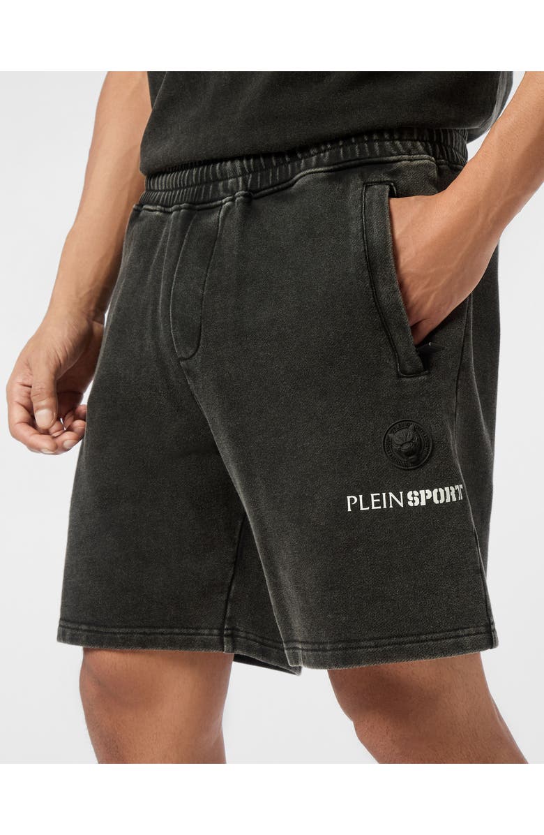 PLEIN SPORT Jogging Shorts Cold Dye Men, Alternate, color, Black