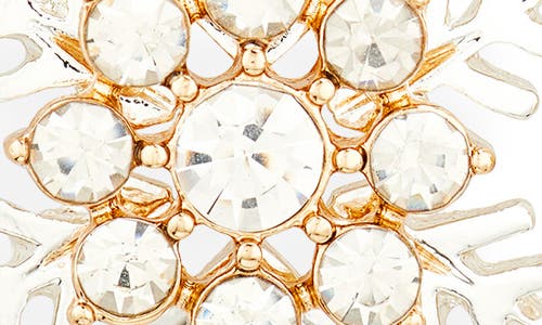 Leith Snowflake Drop Earrings In Gold