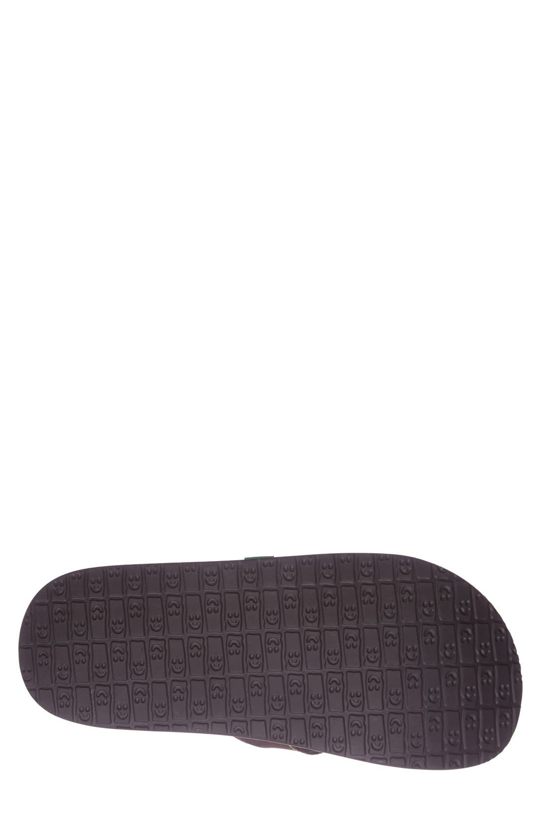 Sanuk 'Beer Cozy Primo' Flip Flop, Alternate, color, 