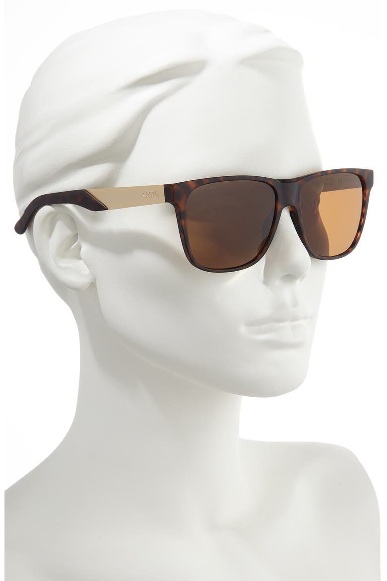 Lowdown XL Steel 59mm ChromaPop™ Sunglasses, Alternate, color, MATTE DARK TORTOISE/ BROWN