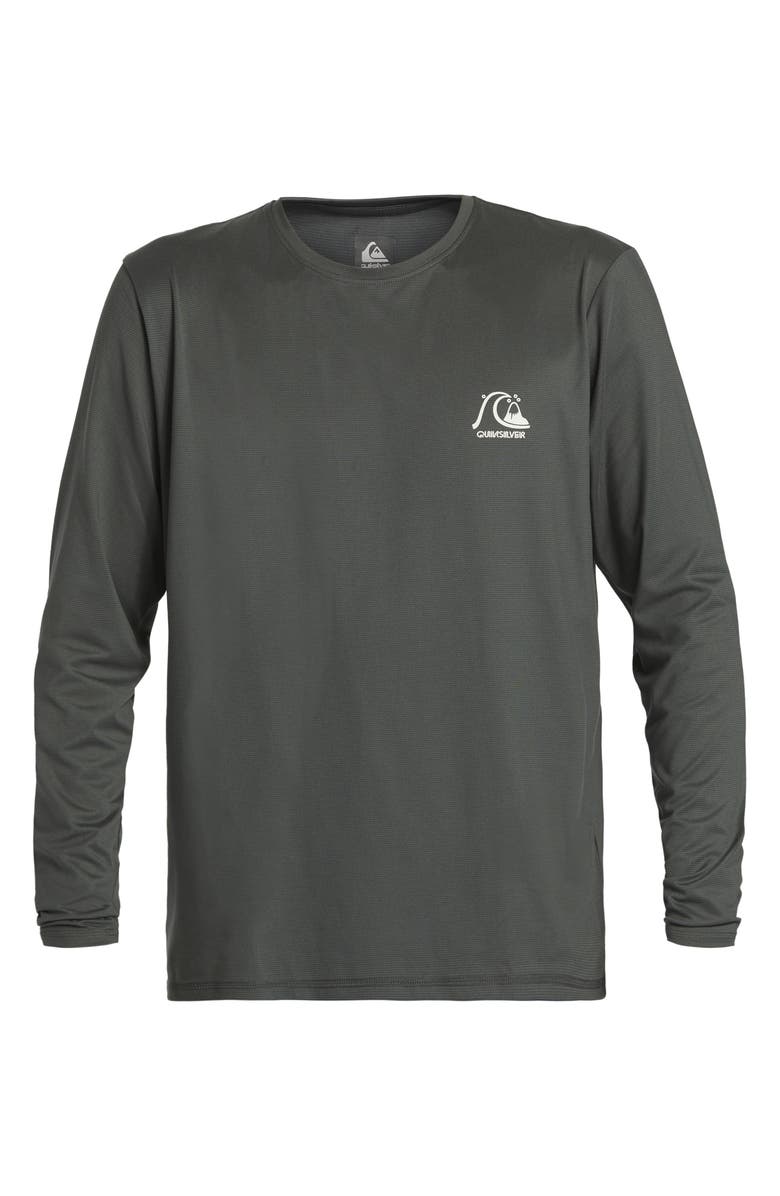 Quiksilver Heritage Heather Long Sleeve UPF Rashguard Top, Main, color, 
