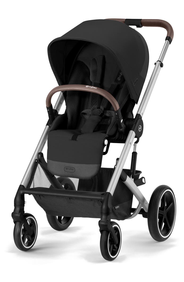CYBEX Balios S Lux Stroller + Aton G Infant Car Seat Travel System, Alternate, color, Moon Black