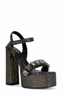 AZALEA WANG Kamilla Ankle Strap Platform Sandal