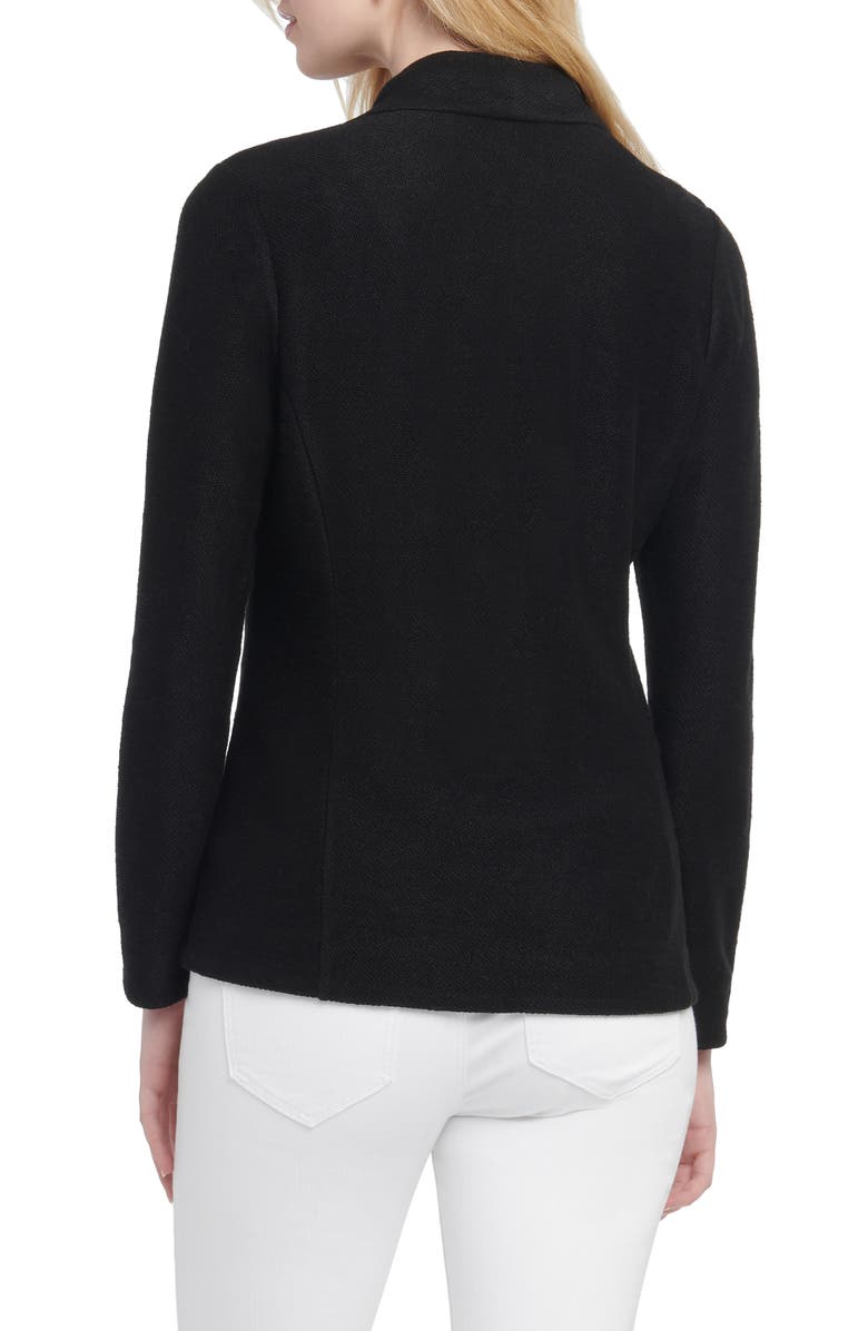 NIC+ZOE Essence Notched Linen Blend Knit Blazer, Alternate, color,