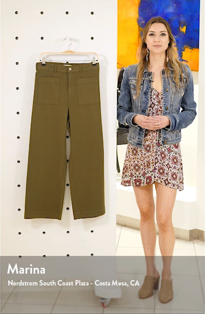 Fallon Wide Leg Crop Pants, sales video thumbnail
