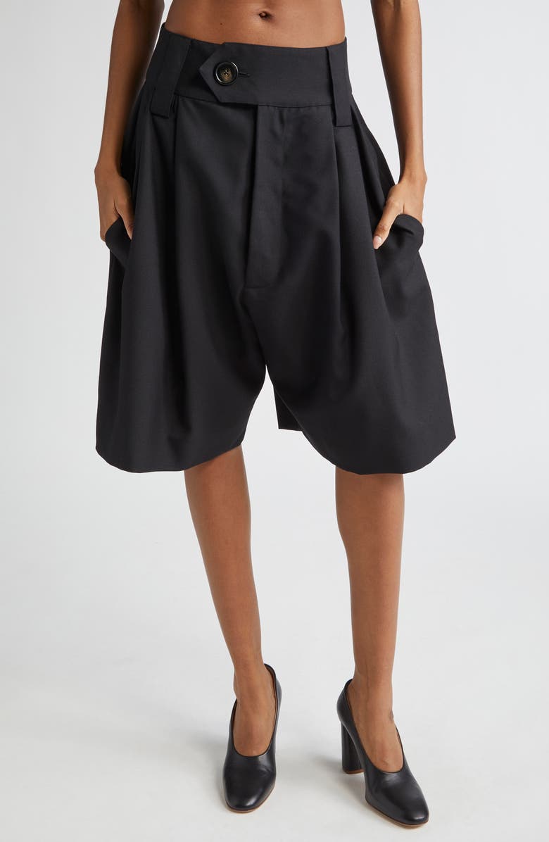 Vaquera Baby Suiting Wool Shorts, Main, color, 