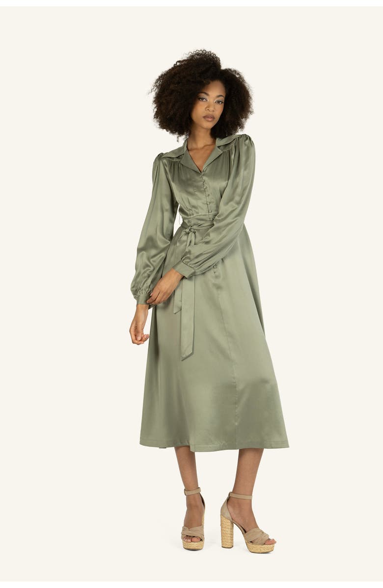 SECRET MISSION Polly Dress, Alternate, color, Lauren Green