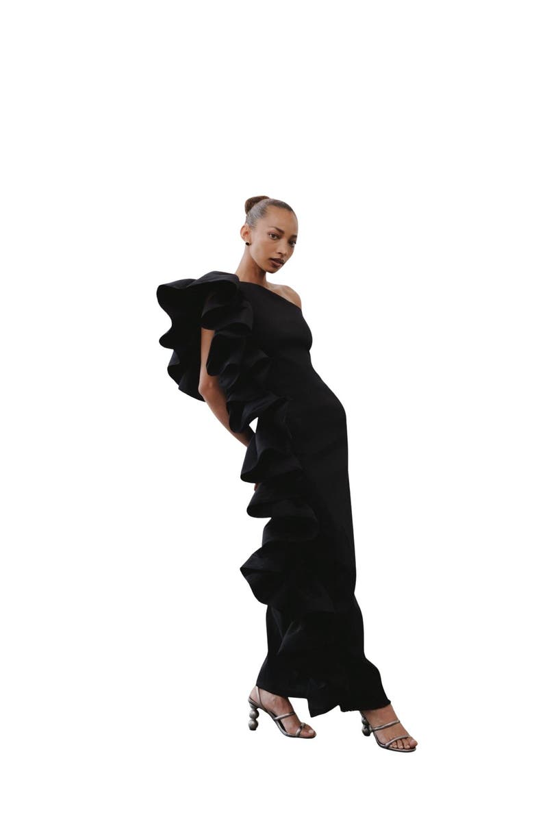 SEZ Sevilla Dress, Alternate, color, Black