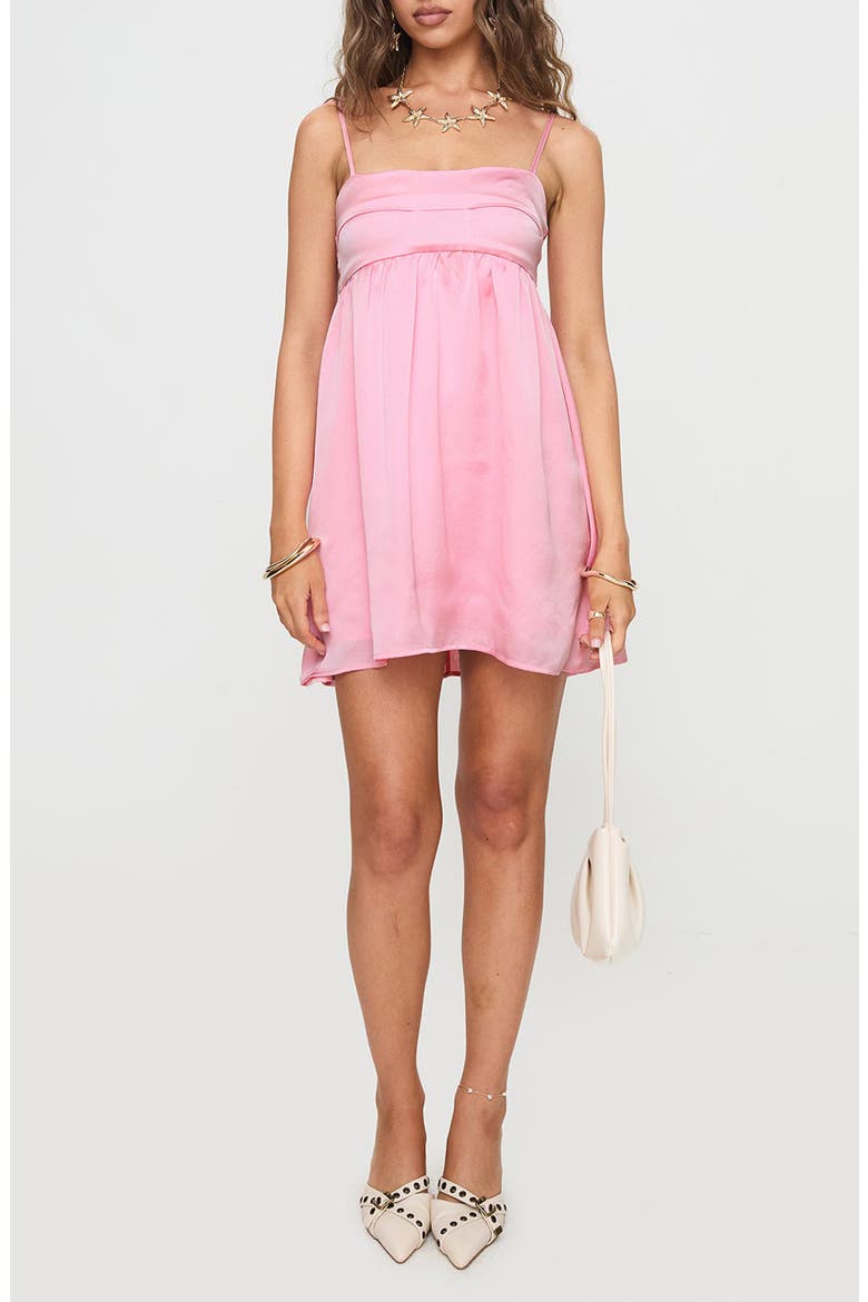 Ortega Babydoll Minidress, Main, color, PINK