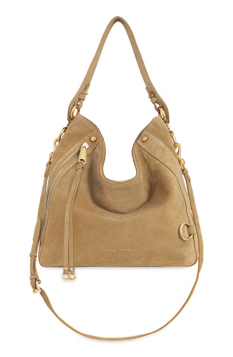 Mab Suede Hobo Bag