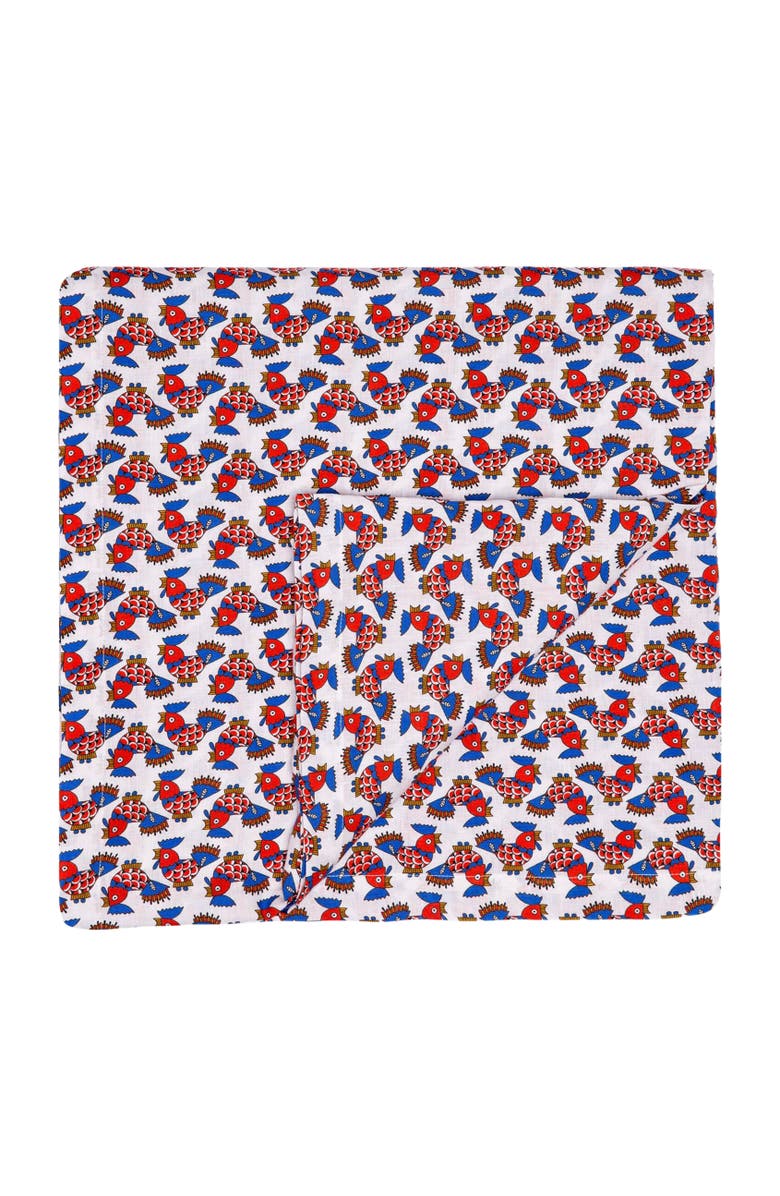 La DoubleJ Medium Tablecloth (180X280) Galletti Multicolor, Main, color, Galletti Multicolor