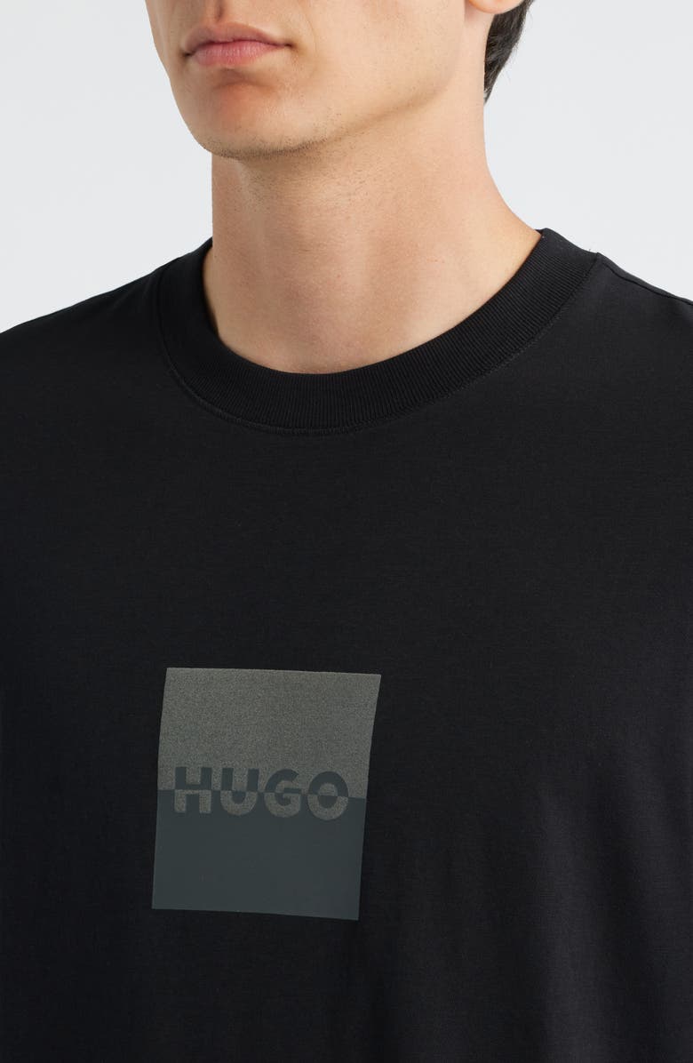 HUGO Dusplit Logo Graphic T-Shirt, Alternate, color,
