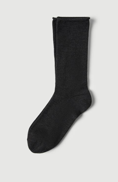 Cashmere knit socks