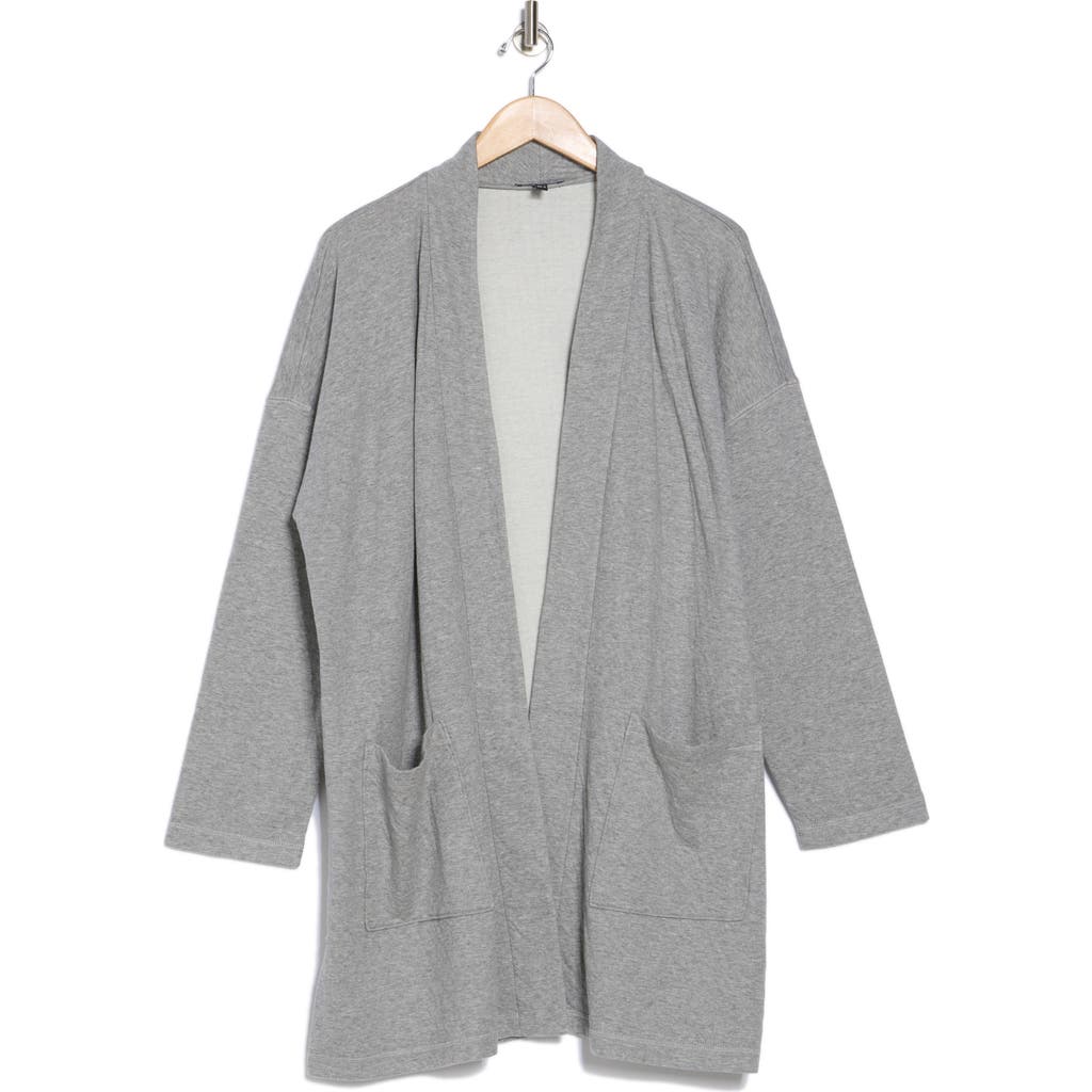 Eileen Fisher Shawl Collar Cardigan In Moon