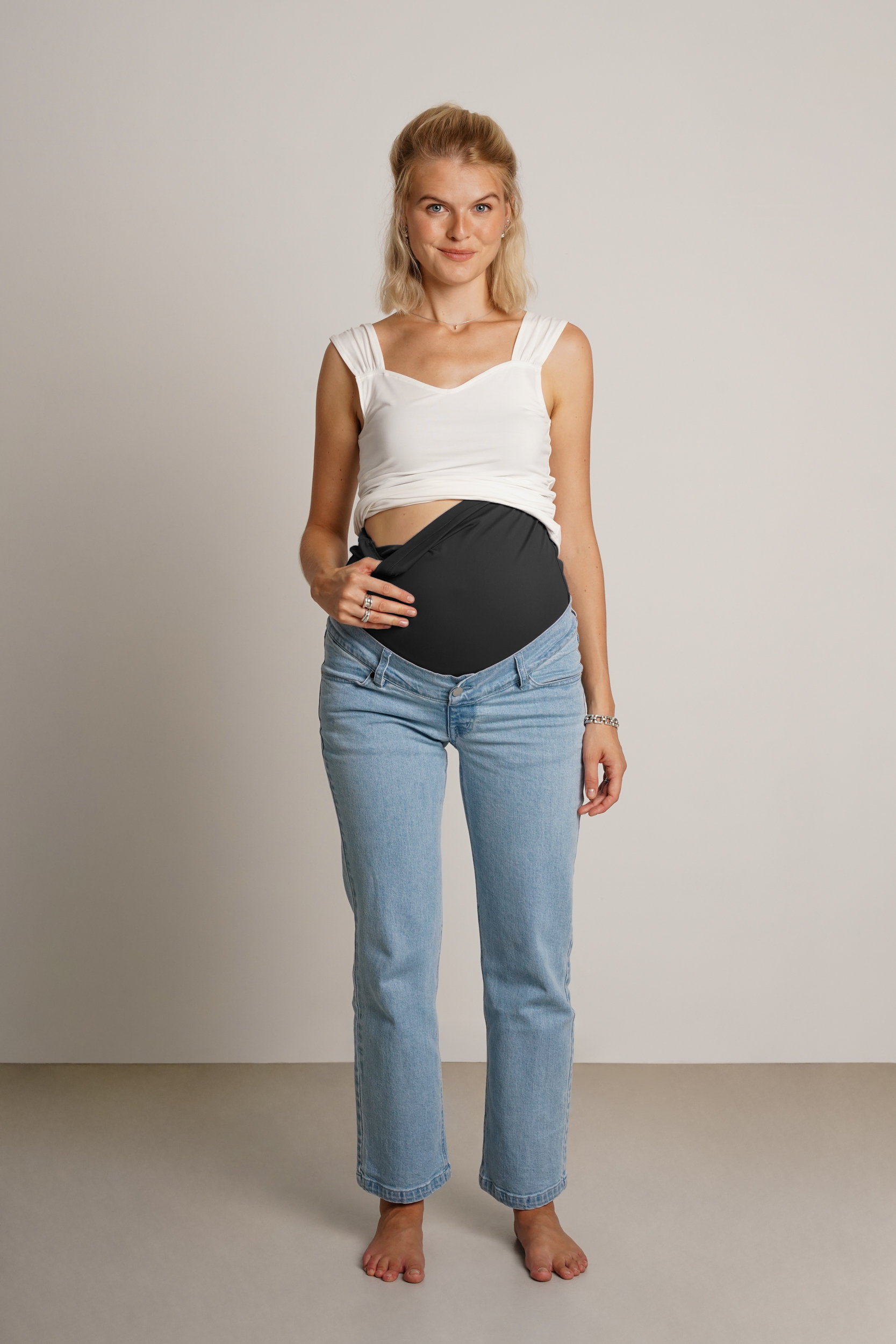 Hailey Straight Leg Maternity Jeans - image 2