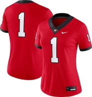 Nike Women's Nike #1 Red Georgia Bulldogs Game Jersey