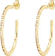 Adornia 14k Gold Plated Thin Hoop Earrings