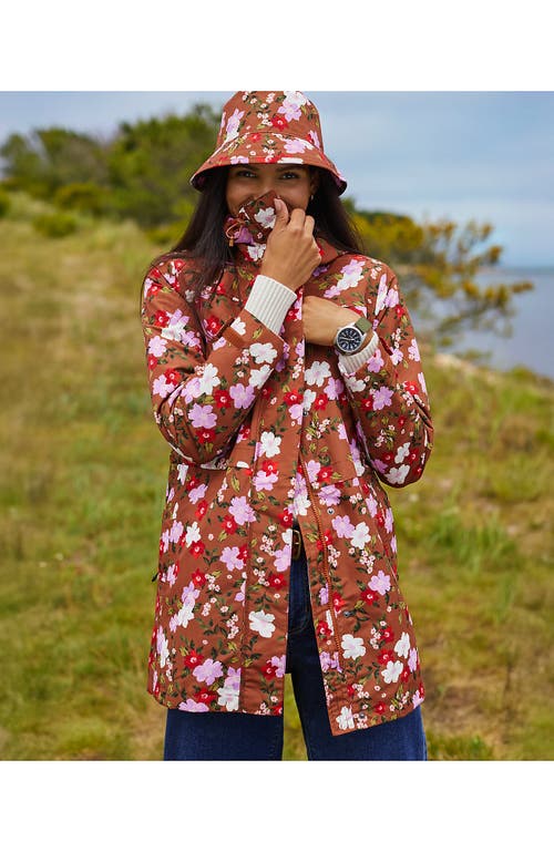 Lands' End Squall Hooded Waterproof Raincoat In Multi